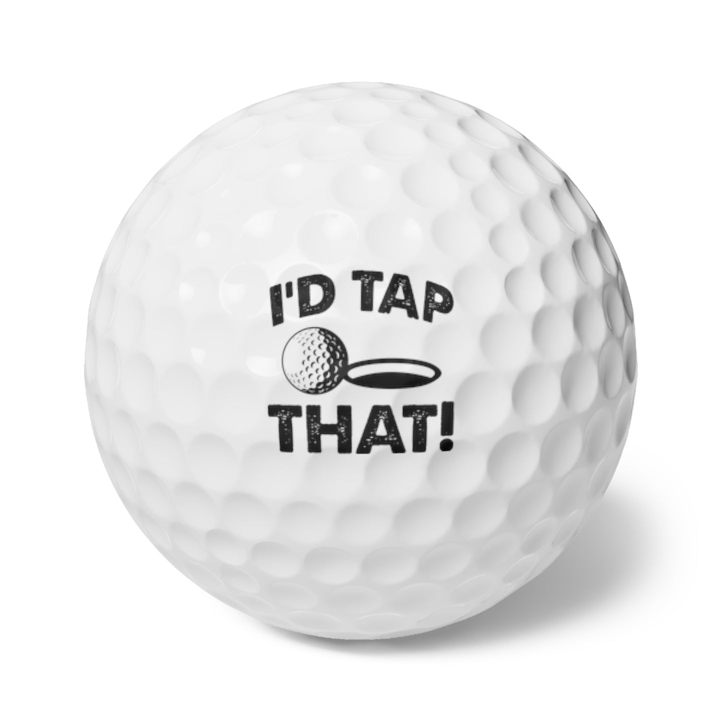 I'd Tap That Custom Golf Balls (6 Pack)