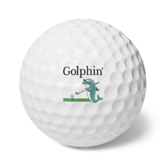 Golphin' Custom Golf Balls (6 Pack)