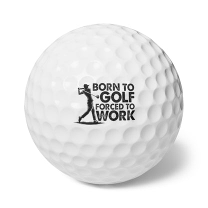 Born To Golf Custom Golf Balls (6 Pack)