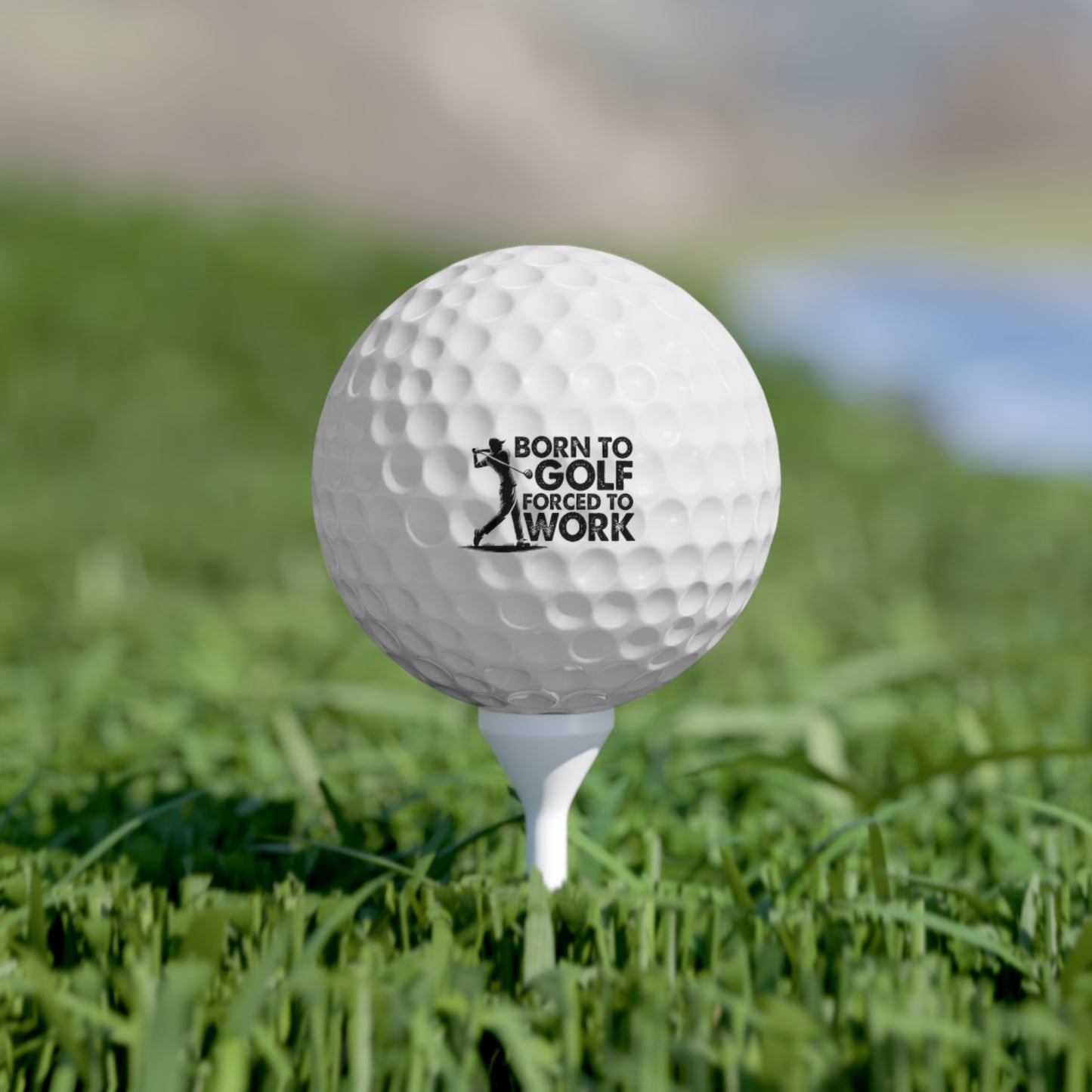 Born To Golf Custom Golf Balls (6 Pack)