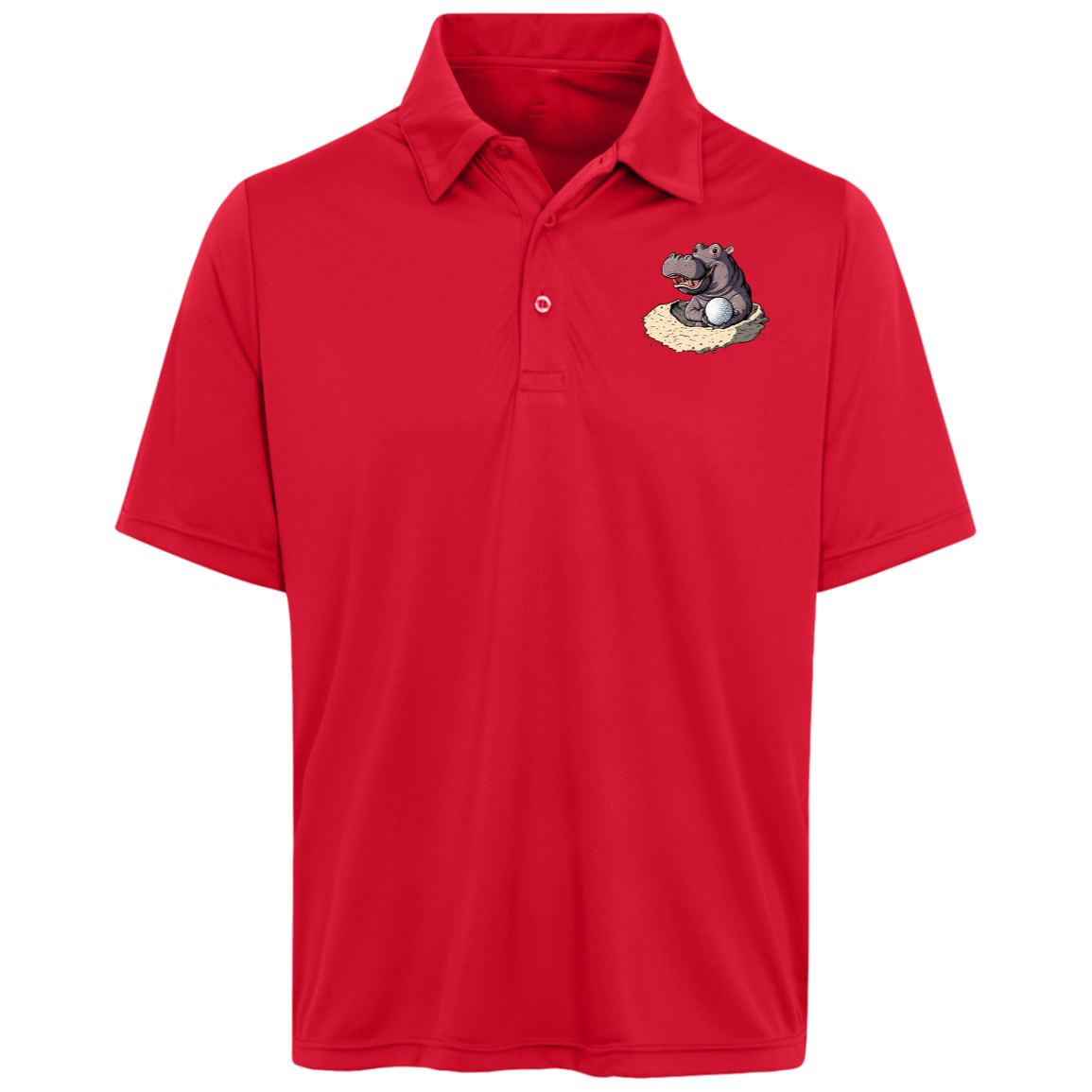 Hazard Hippo Men's Golf Shirt