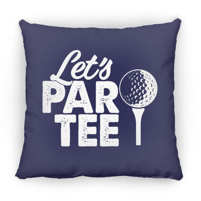 Let's Par Tee Throw Pillow