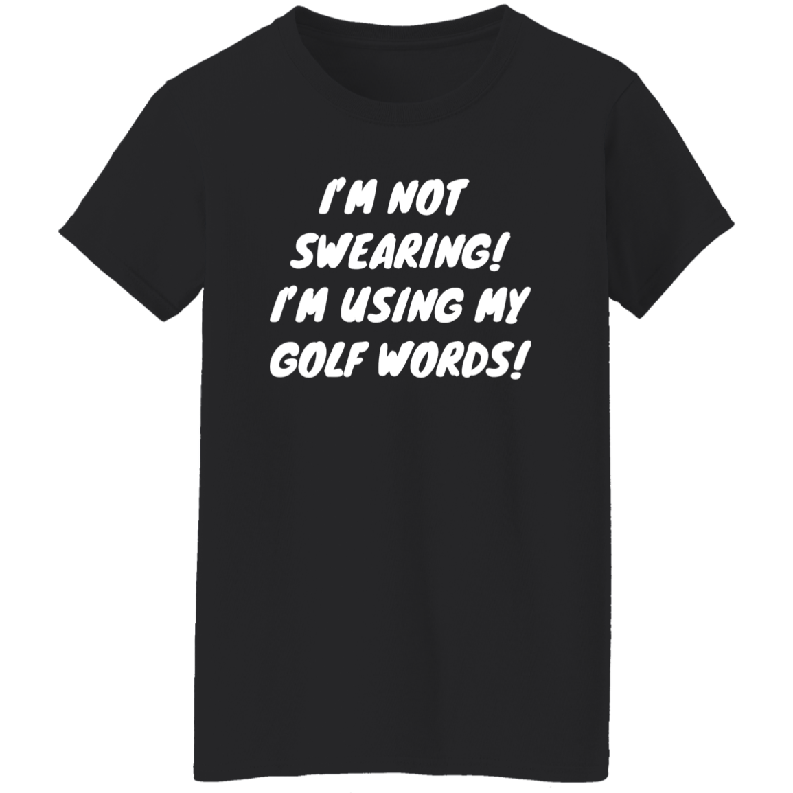 Golf Words Women's T-Shirt