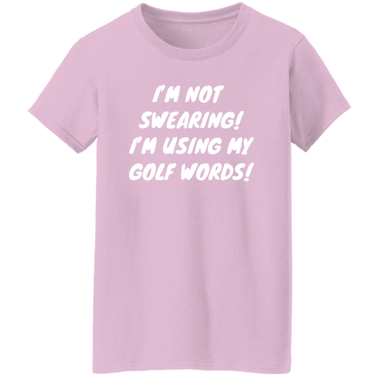 Golf Words Women's T-Shirt