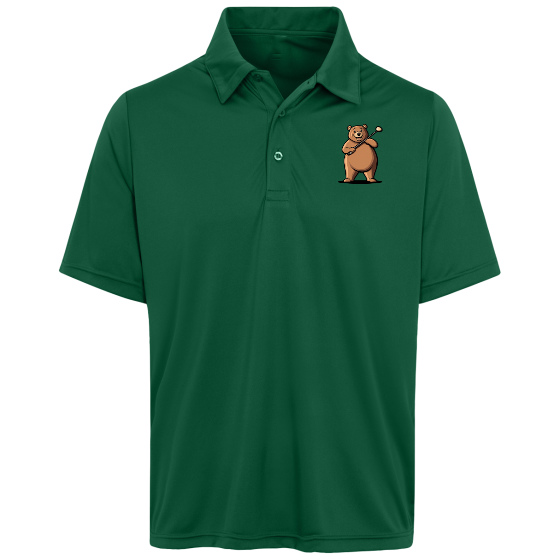 Caddy Bear Men's Golf Shirt