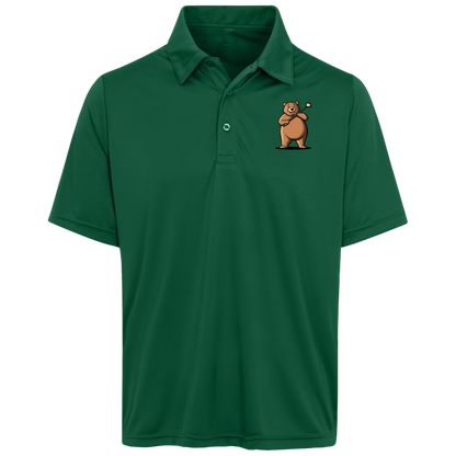 Caddy Bear Men's Golf Shirt