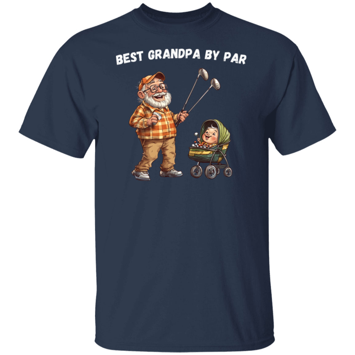 Best Grandpa By Par Men's T-Shirt