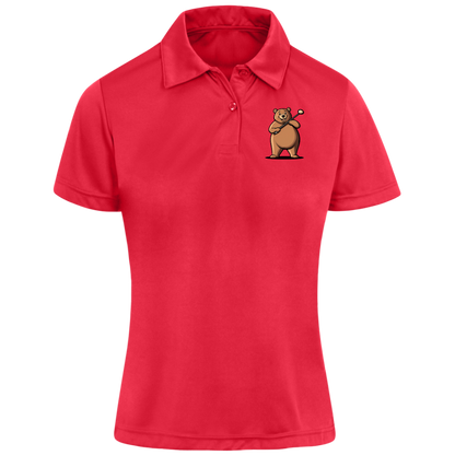 Caddy Bear Women's Golf Shirt