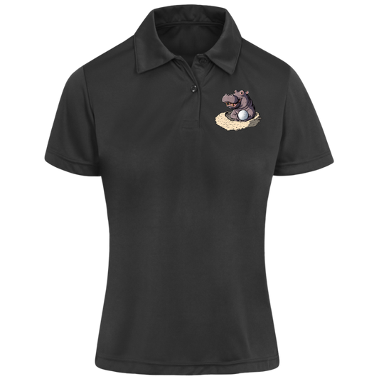 Hazard Hippo Women's Golf Shirt