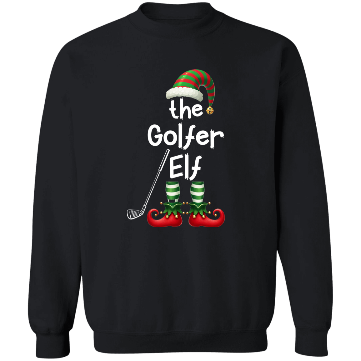 The Golfer Elf Christmas Sweater