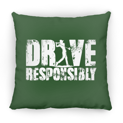 Drive Responsibly Throw Pillow