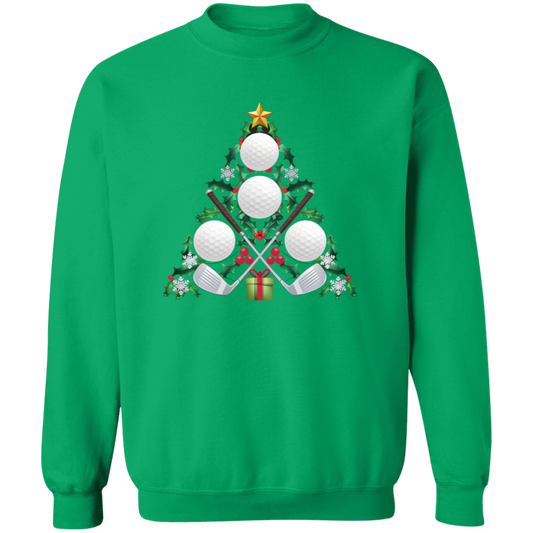 Golfers Christmas Tree Christmas Sweater